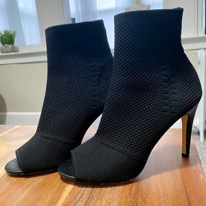 Express peep toe booties